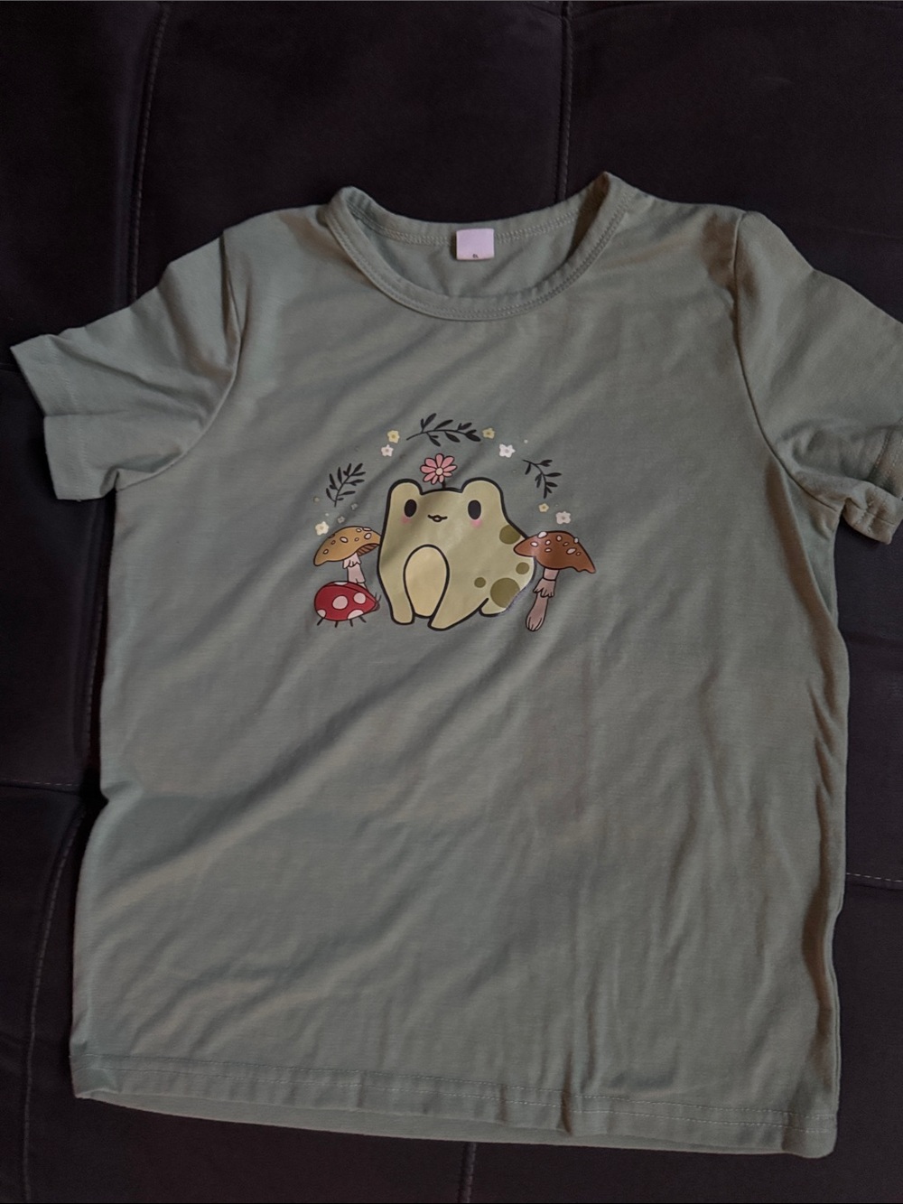 Kids Green Frog Graphic Tee - Brand Unlisted
